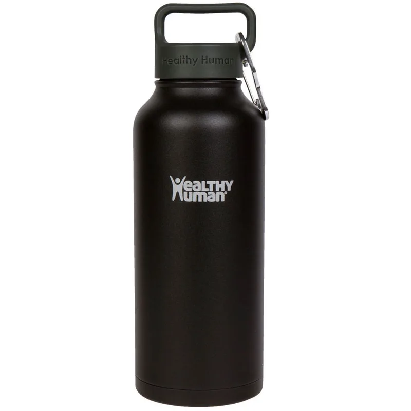 ΜΠΟΥΚΑΛΙ - ΘΕΡΜΟΣ ΑΠΟ ΑΝΟΞΕΙΔΩΤΟ ΑΤΣΑΛΙ HEALTHY HUMAN STEIN PURE BLACK 946ml(HH0027)