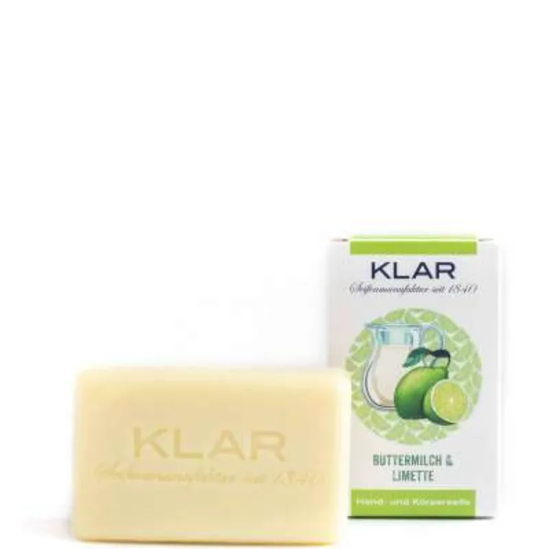 Klar Buttermilk and Lime Face and Body Soap (100 g)