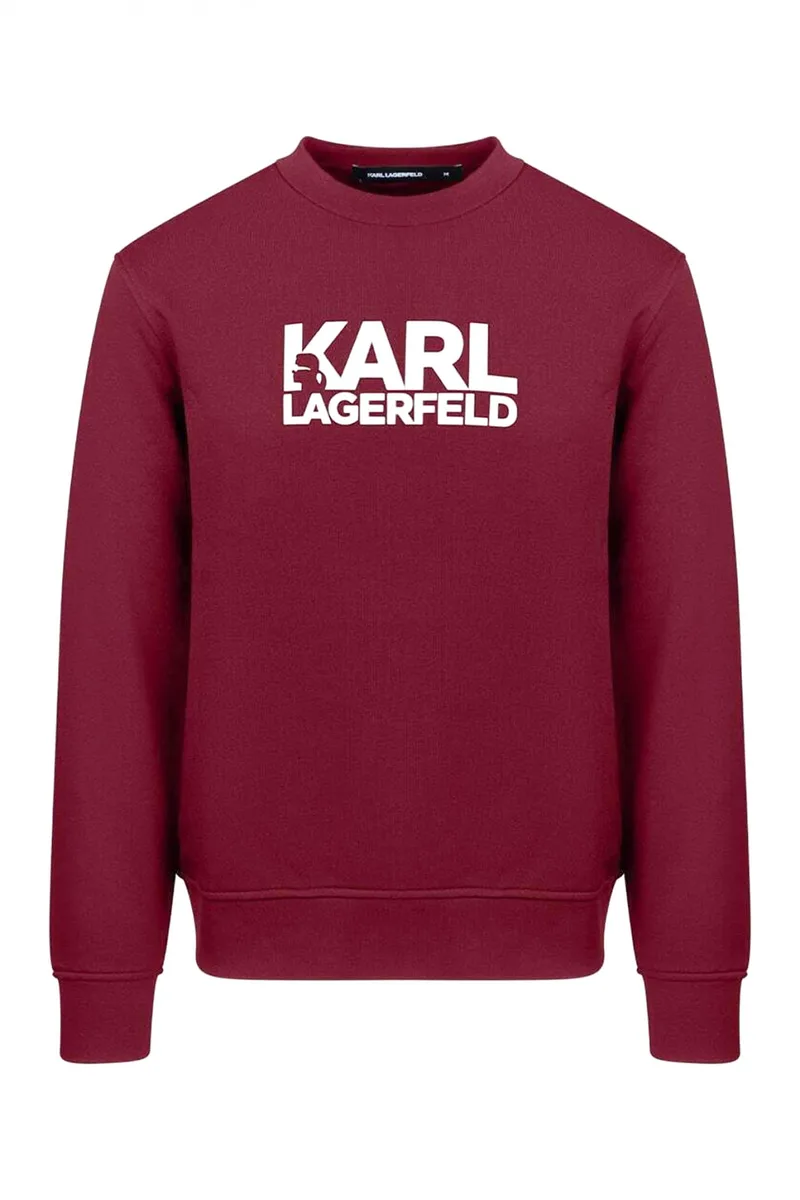 KARL LAGERFELD ΦΟΥΤΕΡ CREW NECK LOGO ΜΠΟΡΝΤΩ