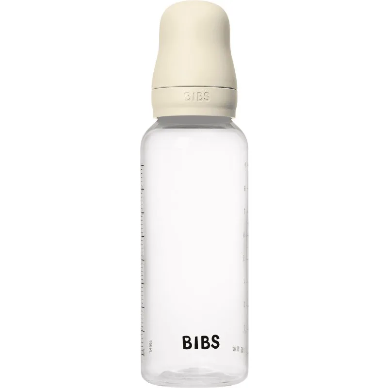 BIBS Anti-Colic Baby Bottle Latex μπιμπερό κατά των κολικών με θηλή καουτσούκ Ivory 270 ml