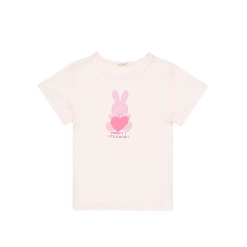 United Colors Of Benetton T-Shirt 3I1XA1067 Ροζ Regular Fit