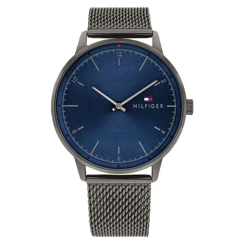 TOMMY HILFIGER Gents Black Stainless Steel Bracelet 1791878