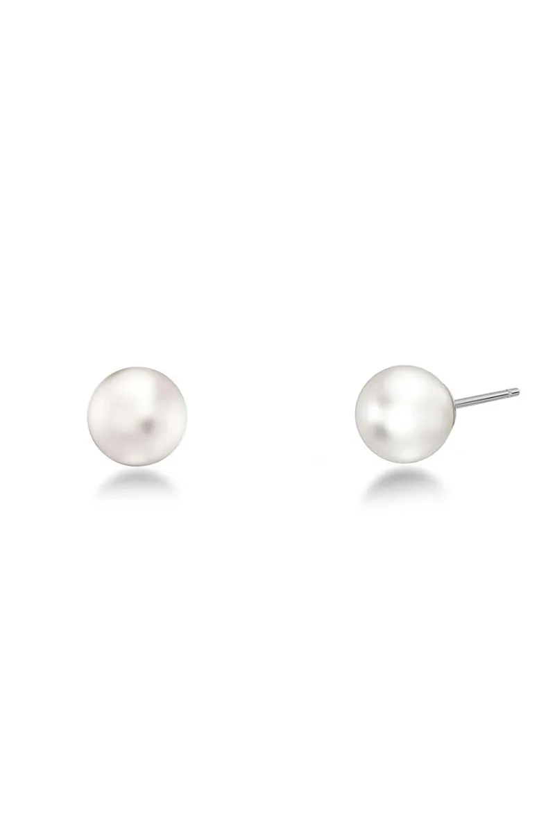 EDBLAD γυναικεία σκουλαρίκια "Lilian Studs Steel L" - 102988