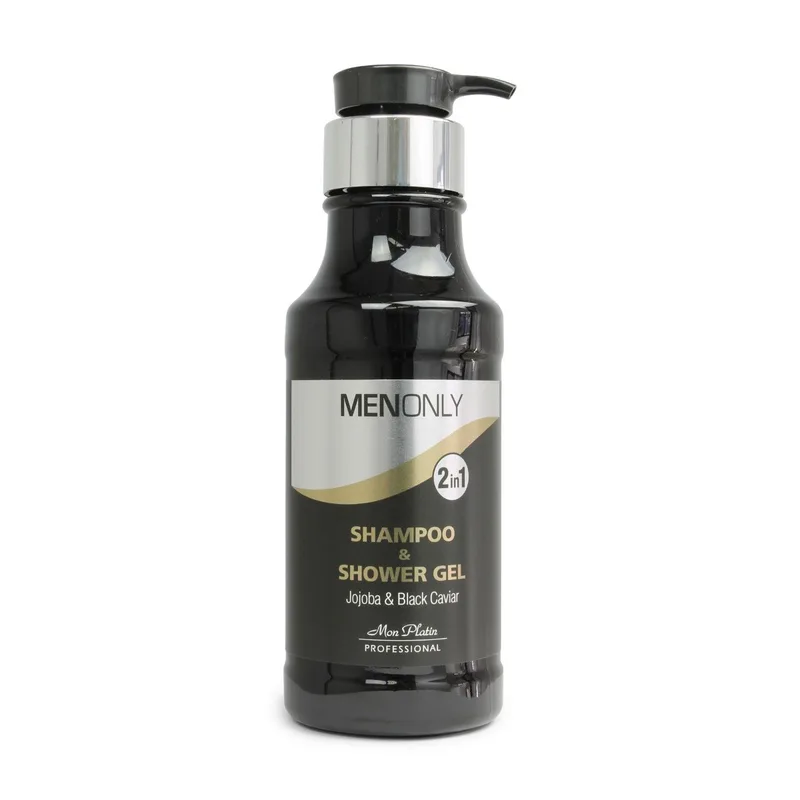Mon Platin Professional - Men Only Shampoo & Shower Gel 2 In 1 Jojoba & Black Caviar (400ml)