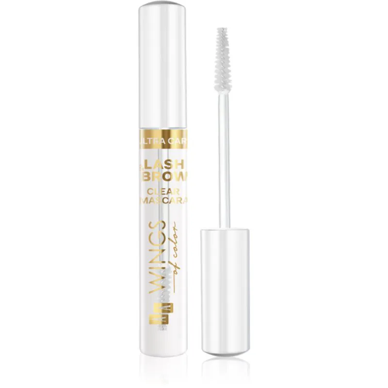 AA Wings of Color Ultra Care Lash&Brow διαφανής μάσκαρα για βλεφαρίδες και φρύδια 10 ml
