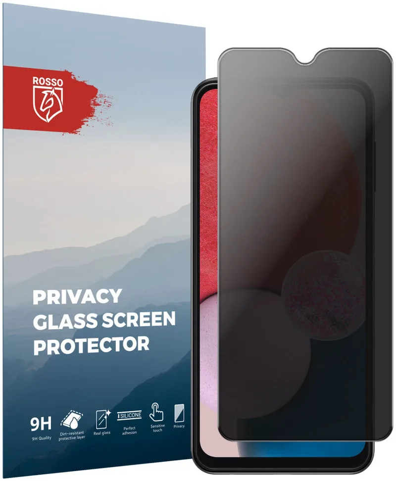 Κόκκινο Tempered Glass Privacy - Αντιχαρακτικό Γυαλί Προστασίας Απορρήτου Οθόνης Samsung Galaxy A13 4G (8719246376337)