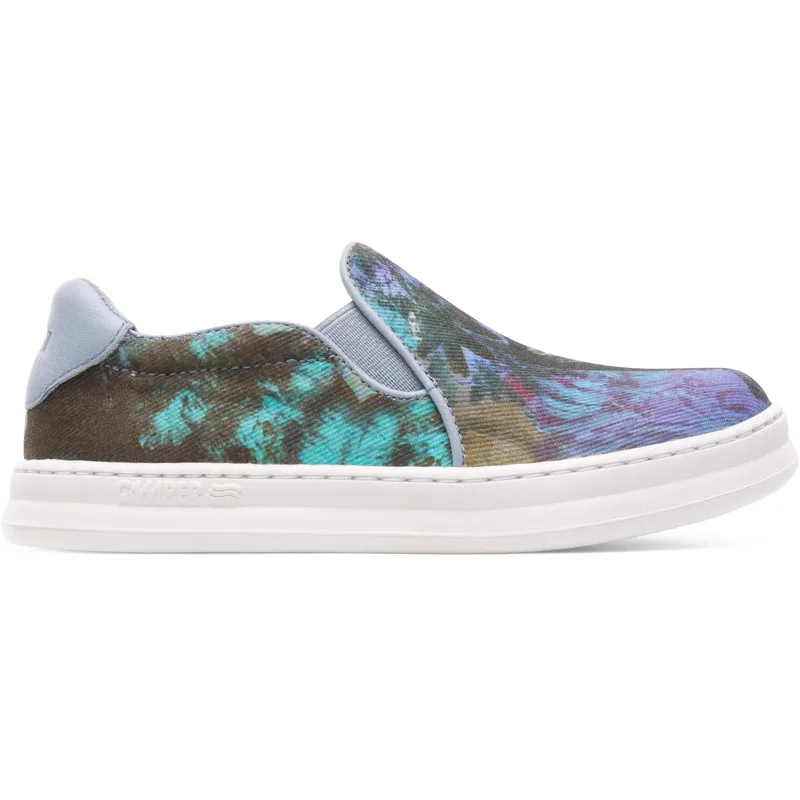CAMPER Runner - Sneakers Για - Μπλε,Πράσινο,Καφέ, Μέγεθος 25, Cotton fabric/Smooth leather