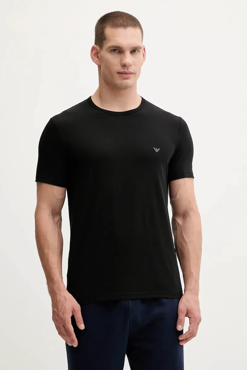 Emporio Armani Underwear basic t-shirt ανδρικό βαμβακερό με ελαστάν 2-pack