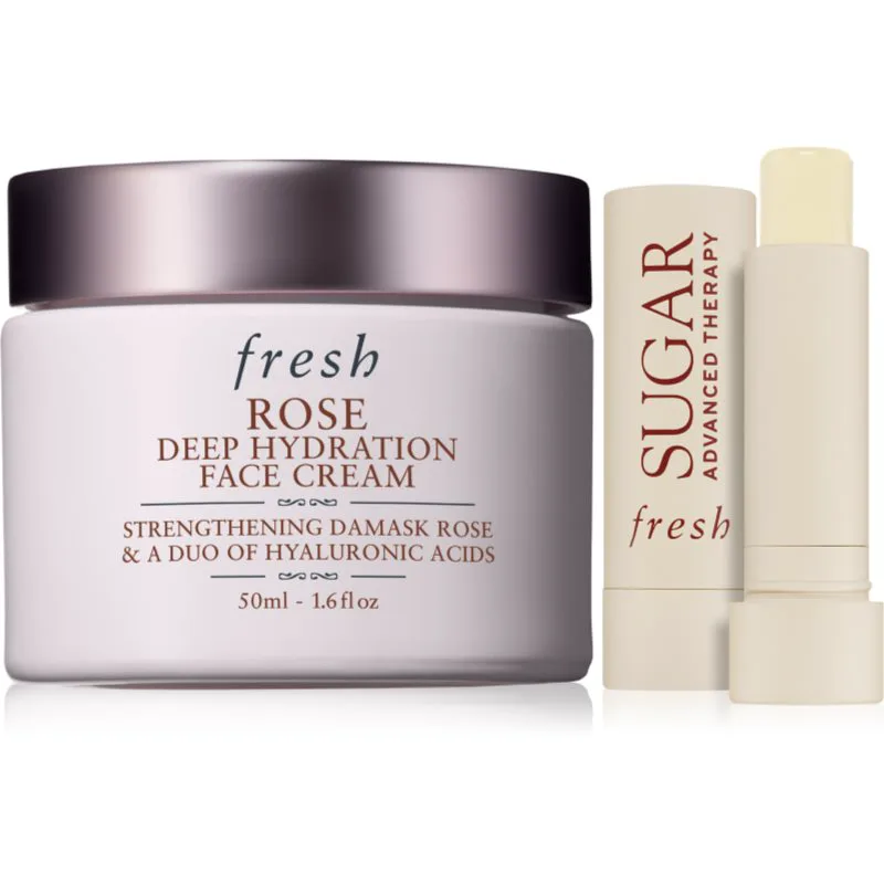 fresh Rose & Soy Skincare Set επωφελής συσκευασία για τέλεια επιδερμίδα