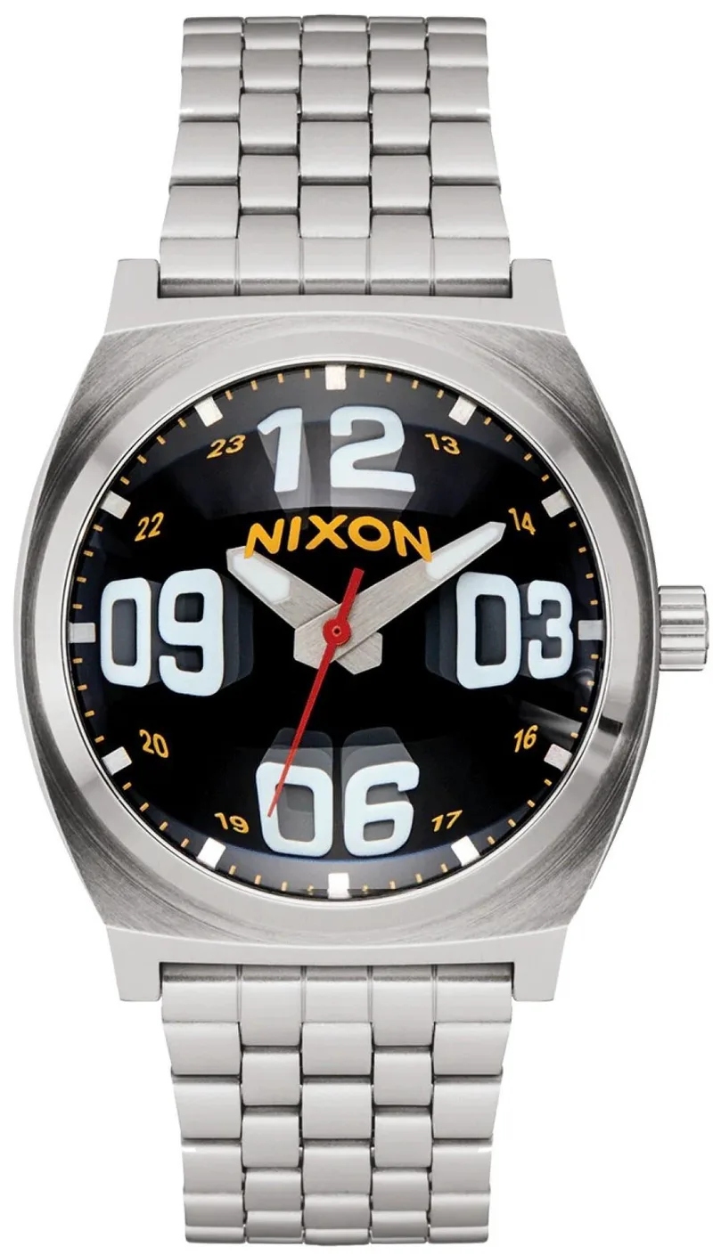 NIXON Time Teller - A045-5321-00 Silver case with Stainless Steel Bracelet