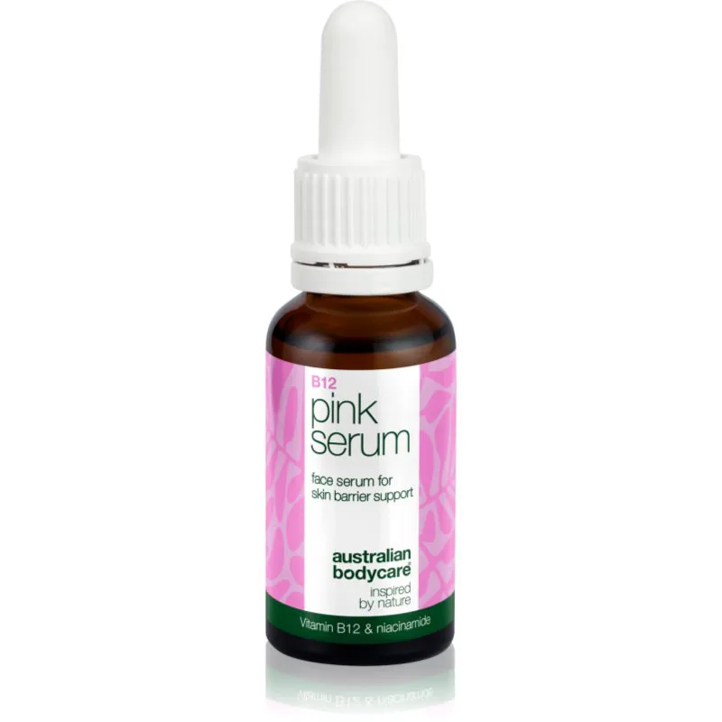 Australian Bodycare B12 Ροζ Serum αντιρυτιδικός λαμπρυντικός ορός για ενίσχυση του δερματικού φραγμού 30 ml