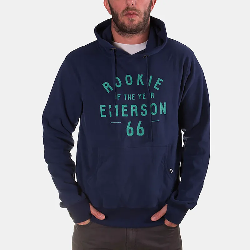 EMERSON PRINT HOODIE ΜΠΛΕ