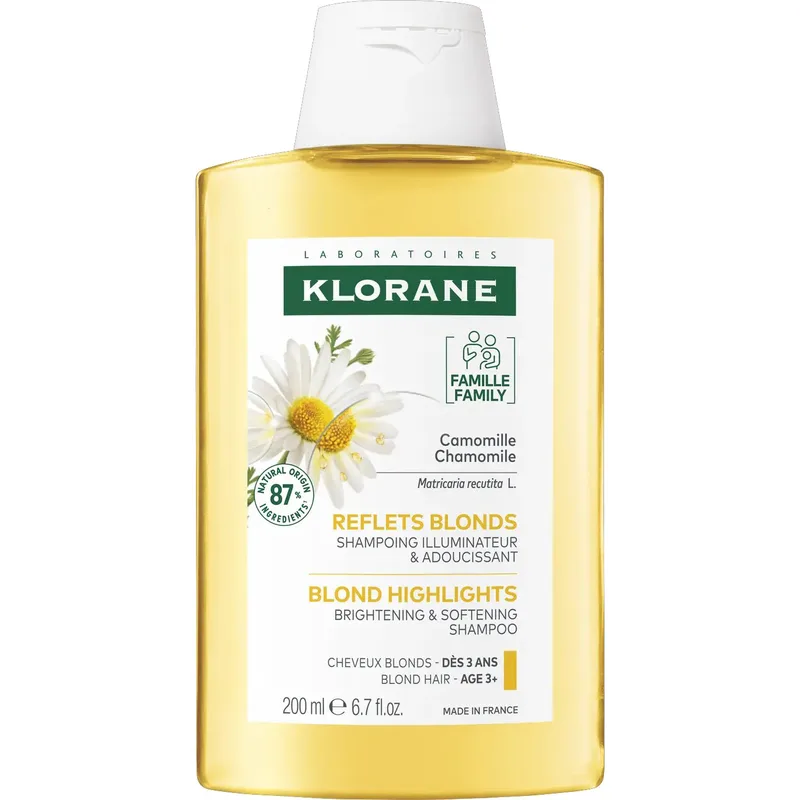 Klorane Chamomile Shampoo Σαμπουάν για Ξανθιές Ανταύγειες με Χαμομήλι 200ml