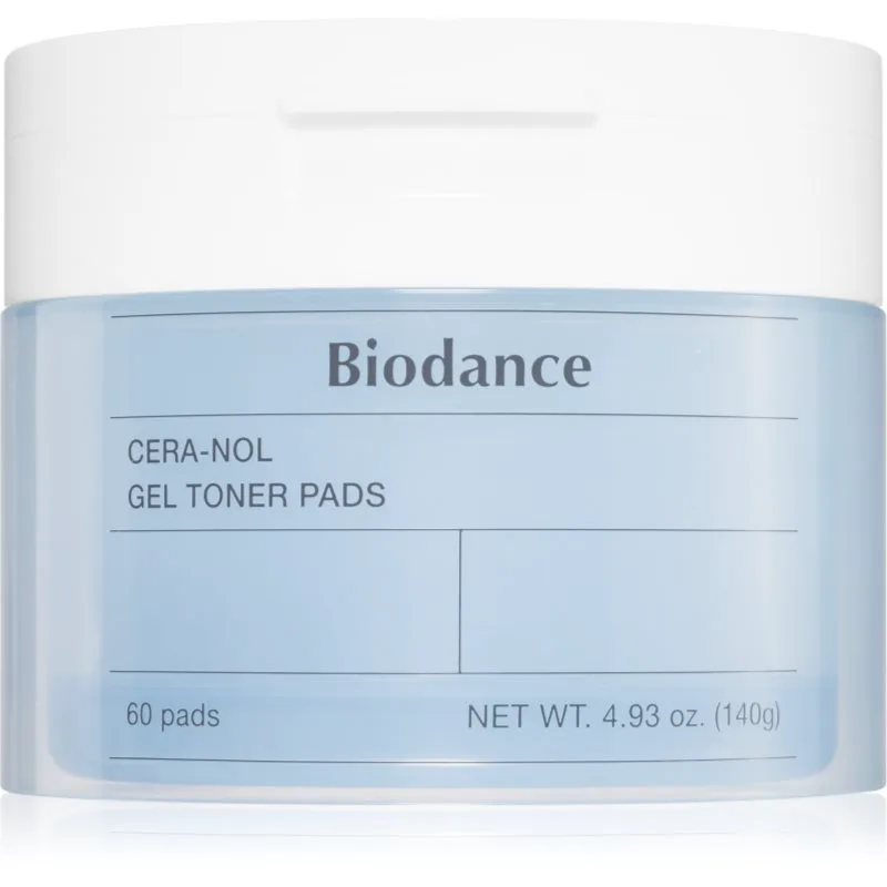 Biodance Hydro Cera-nol Gel Toner Pads επιθέματα τόνωσης για έντονη ενυδάτωση επιδερμίδας 60 τμχ