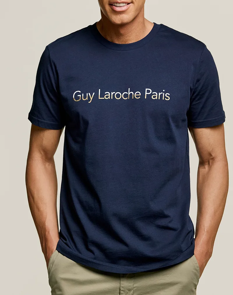 GUY LAROCHE ES19509 T-SHIRT GLES19509-2 NavyBlue