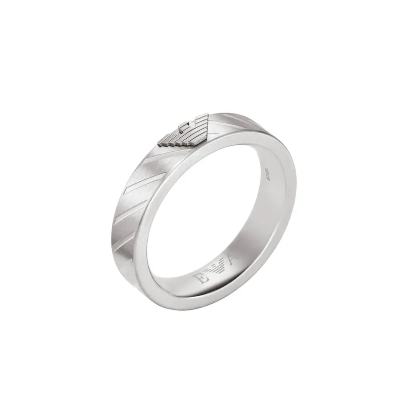 Emporio Armani Ανδρικό Δαχτυλίδι Απο Ατσάλι EGS2924040515