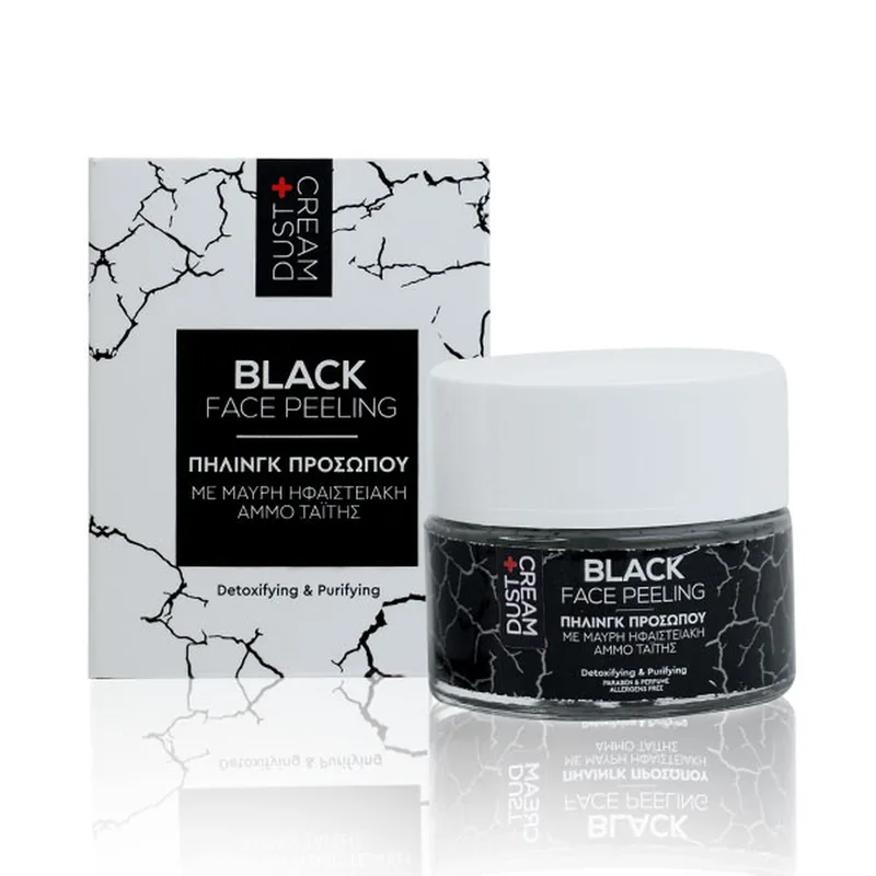 SCRUB ΠΡΟΣΩΠΟΥ ΜΕ ΜΑΥΡΗ ΗΦΑΙΣΤΕΙΑΚΗ ΑΜΜΟ ΤΑΪΤΗΣ 50ml