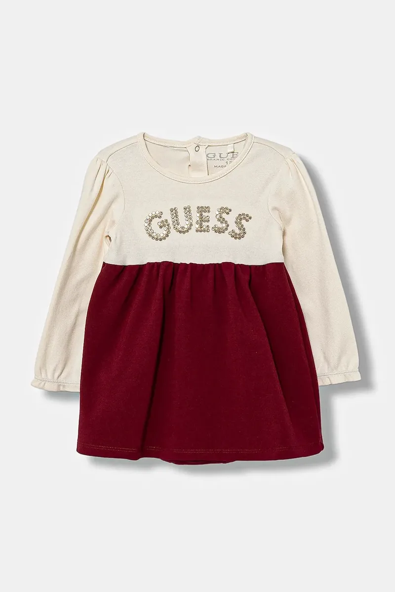 Βρεφικό βαμβακερό φόρεμα Guess