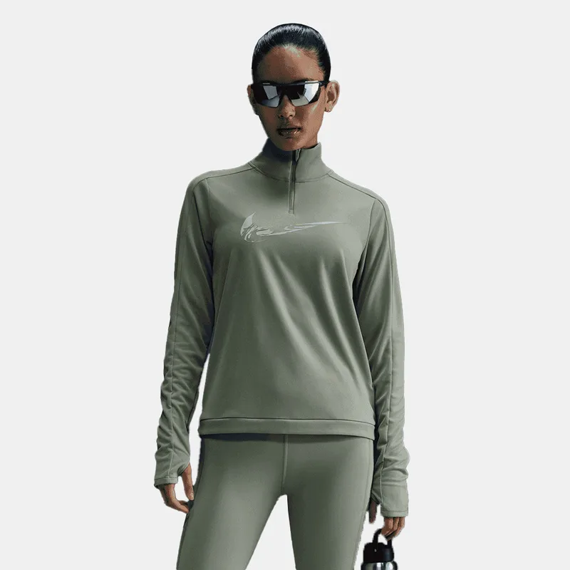 Nike Swoosh Dri-FIT Γυναικεία Μπλούζα με Μακρύ Μανίκι (9000190414_79204)