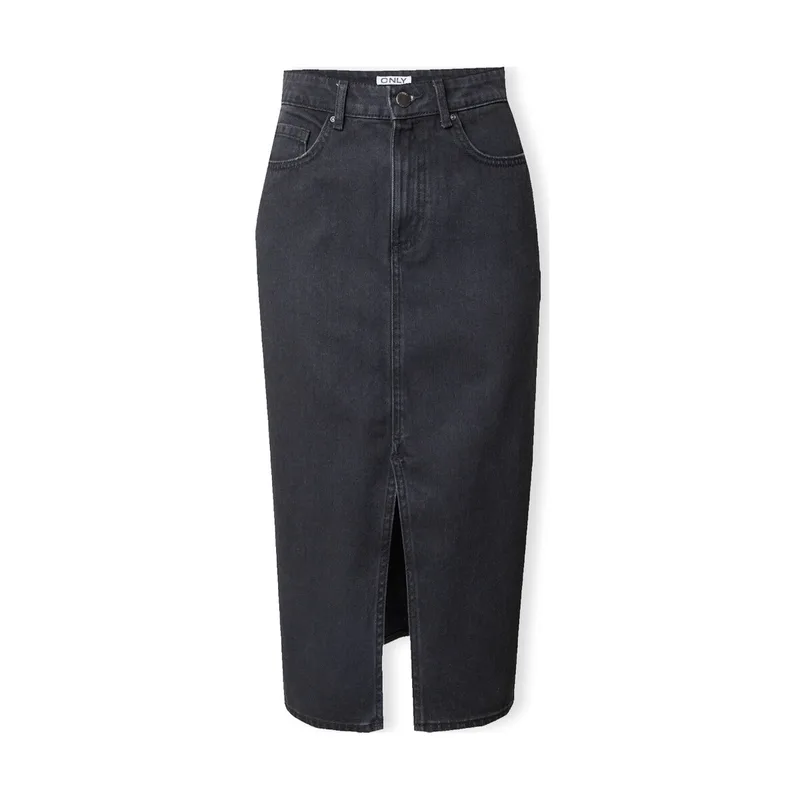 Μίντι φούστες Only Noos Bianca Midi Skirt - Washed Black
