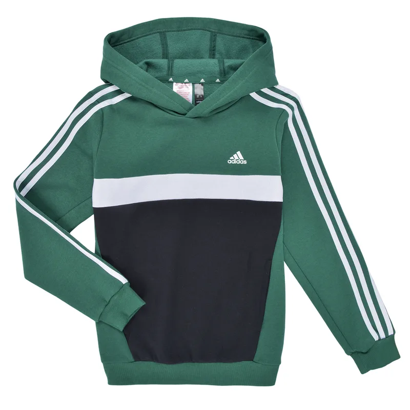 T-shirt με κουκούλα adidas Tiberio 3-Stripes Colorblock Fleece Hoodie