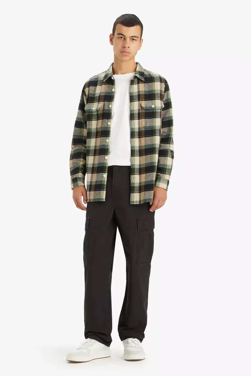 Levi's® ανδρικό παντελόνι cargo Straight Fit - A73640000 Μαύρο
