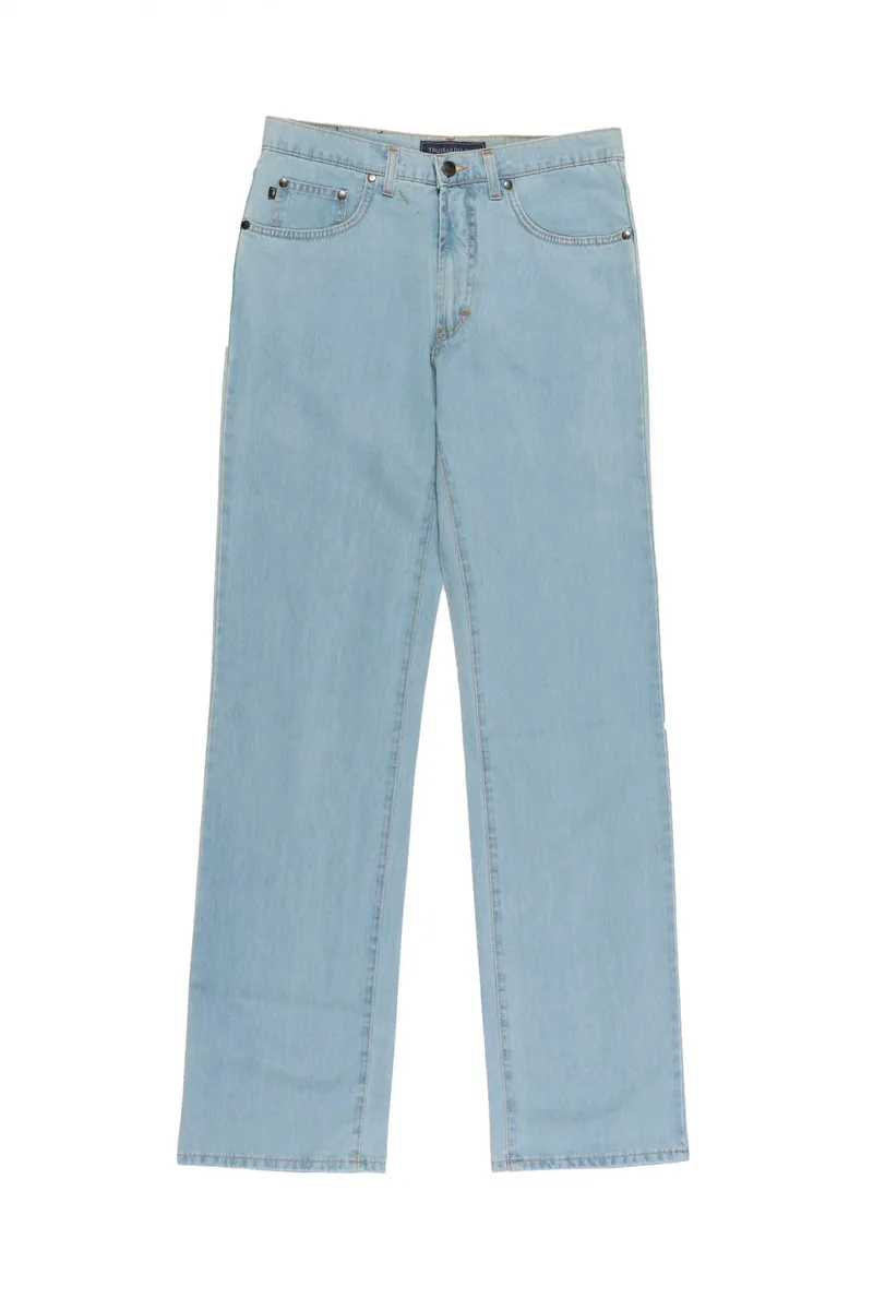 TRUSSARDI JEANS ΠΑΝΤΕΛΟΝΙ JEANS 380 ΑΝΟΙΧΤΟ ΜΠΛΕ