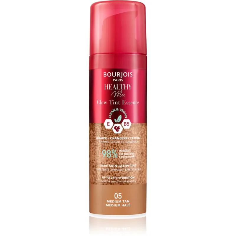 Bourjois Healthy Mix Glow Tint Essence ενυδατική ουσία απόχρωση Medium Tan 30 ml