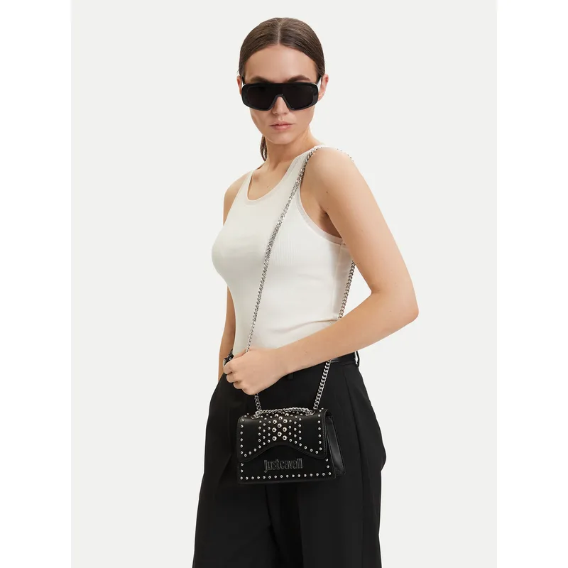Τσάντα Just Cavalli 80RA4BP1 ZSD95 Μαύρο