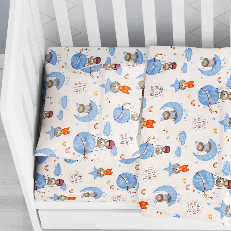 Βρεφική Μαξιλαροθήκη 35x45 Dimcol Sky 191 Blue 35x45