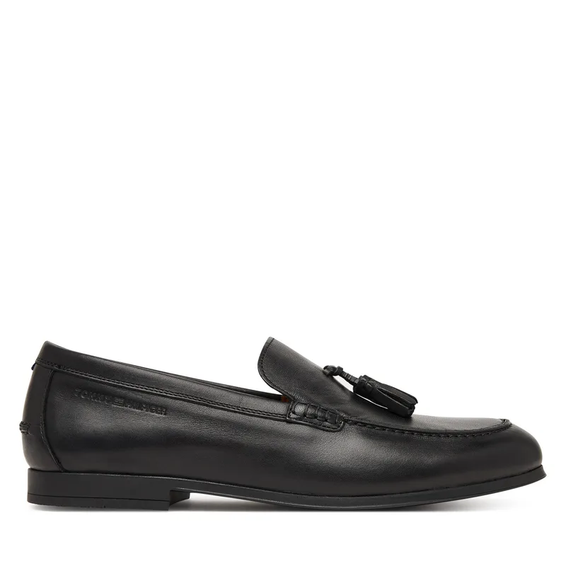Loafers Tommy Hilfiger Flex Hilfiger Lth Tassel Loafer FM0FM05891 Μαύρο