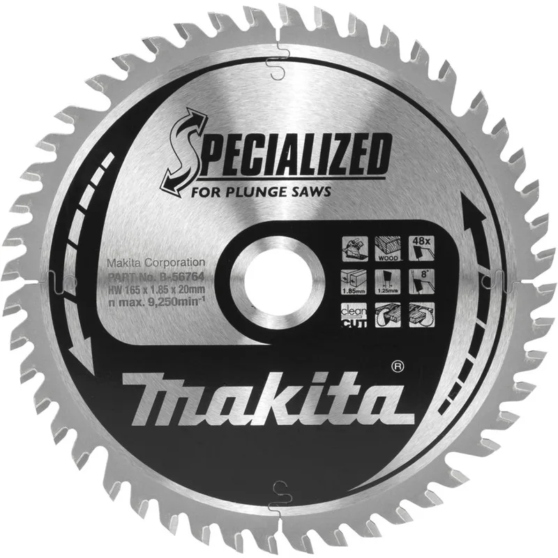 Makita B-56764 Ειδική Λάμα Αυτοκινήτου 165x20x48Z