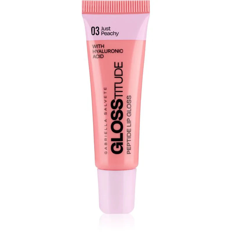 Gabriella Salvete Glosstitude Peptide Lip Gloss ενυδατικό λιπ γκλος απόχρωση 03 Just Peachy 10 ml