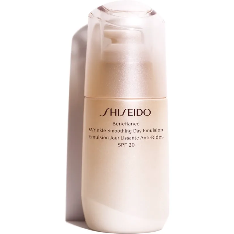 Shiseido Benefiance Wrinkle Smoothing Day Emulsion προστατευτικό γαλάκτωμα κατά της γήρανσης της επιδερμίδας SPF 20 75 ml