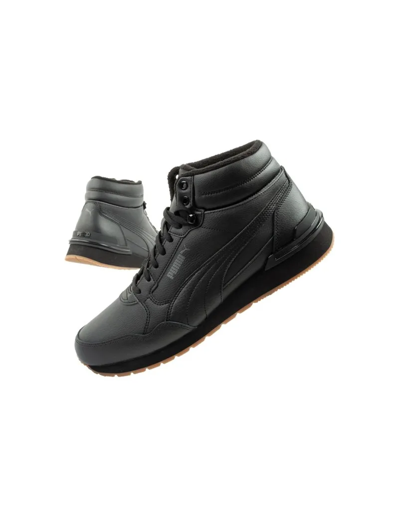 Puma ST Runner v4 Mid men's hightop sneakers black