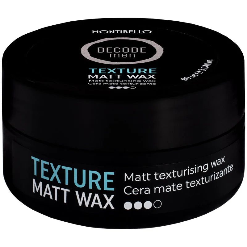 Montibello Decode MEN Texturizing matt wax 90ml