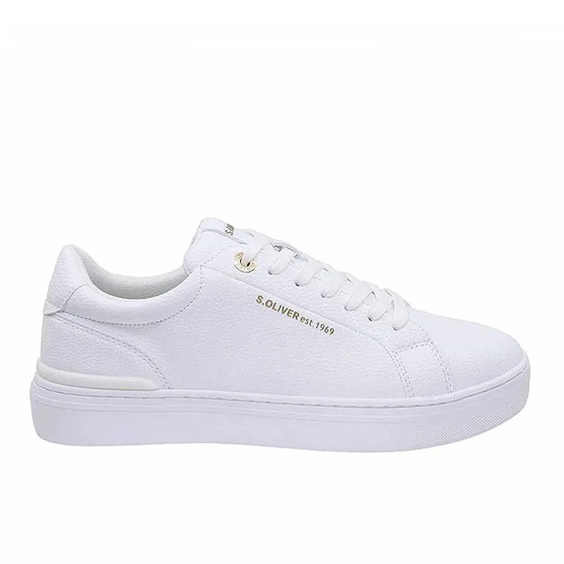 S.OLIVER ΑΝΔΡΙΚΟ SNEAKER CASUAL 2177846.0100 WHITE