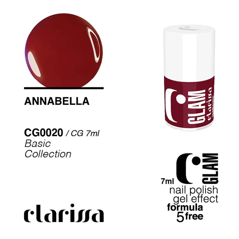 Clarissa 7ml nail polish 020 annabella