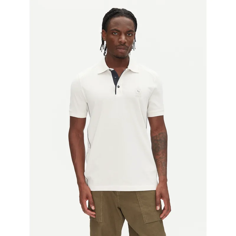 Aeronautica Militare Polo 251PO1868P347 Εκρού Regular Fit