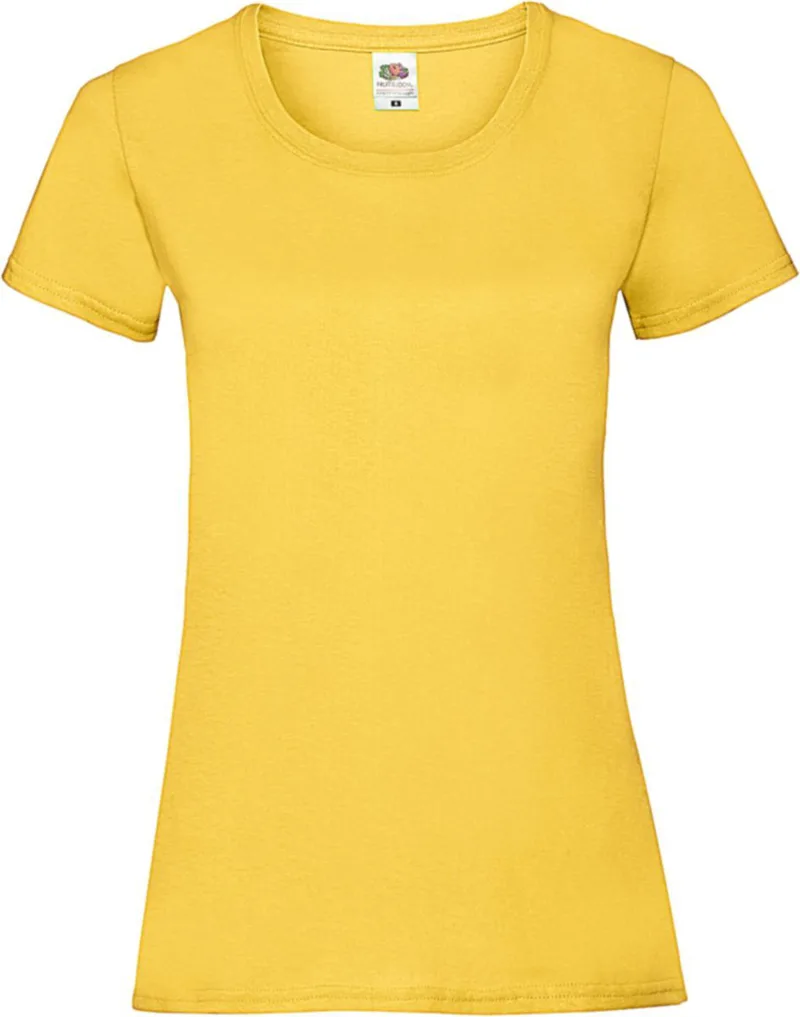 Lady-Fit Valueweight T Fruit of the Loom 61-372-0 Sunflower