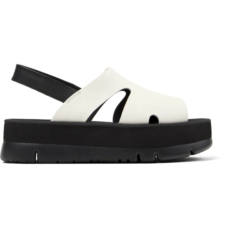 CAMPER Oruga Up - Πέδιλα Για Γυναικεία - Λευκό, Μέγεθος 39, Smooth leather