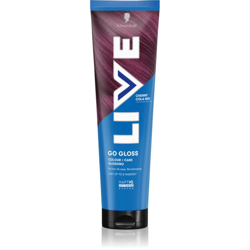 Schwarzkopf LIVE Colour + Care θρεπτική τονωτική μάσκα για τα μαλλιά απόχρωση Cherry Cola Red 150 ml
