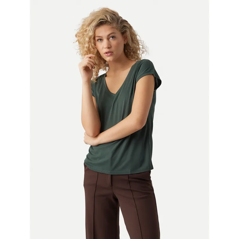 Vero Moda T-Shirt Filli 10247666 Πράσινο Regular Fit
