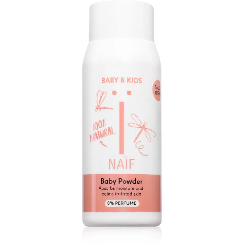 Naif Baby & Kids Baby Powder απαλή πούδρα για παιδικό δέρμα 80 γρ
