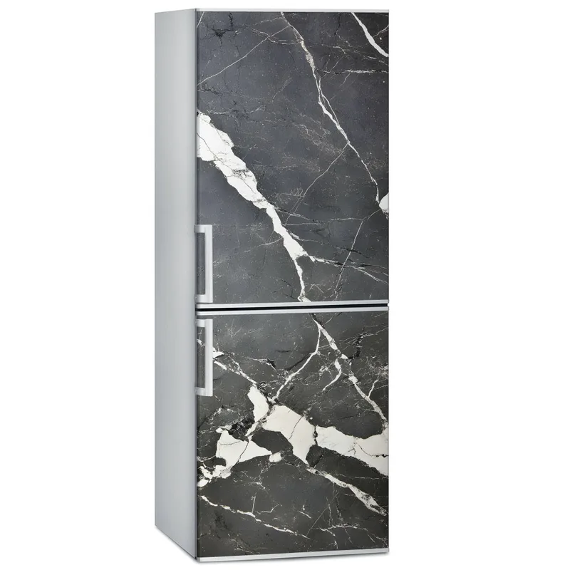 Αυτοκόλλητο ψυγείου BLACK AND WHITE MARBLE