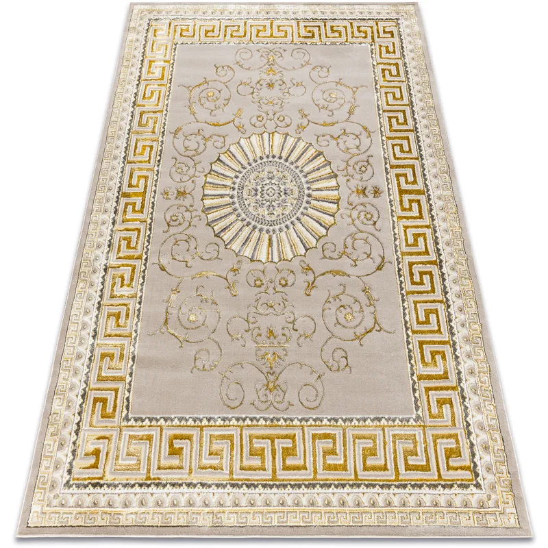 Χαλιά Rugsx BLISS Z160AZ147 χαλί σκούρο μπεζ / Ϡ120x170 cm