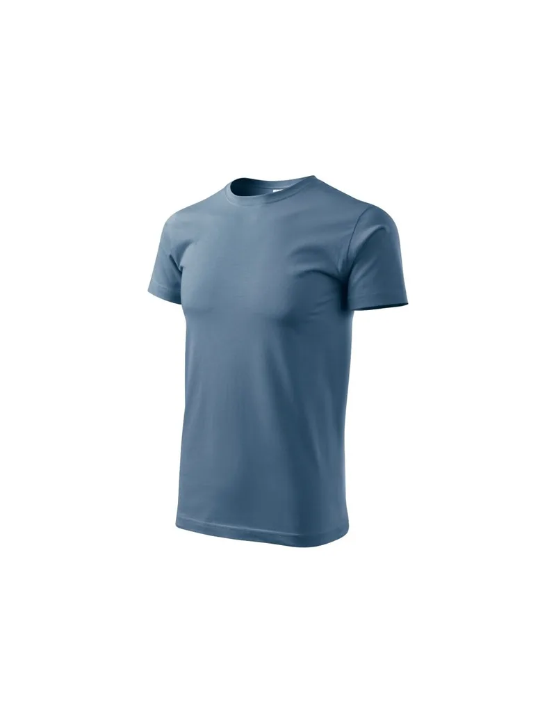 Malfini Ανδρικό Διαφημιστικό T-shirt Κοντομάνικο σε Μπλε Χρώμα MLI-13760