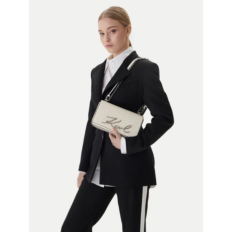 Τσάντα KARL LAGERFELD B1W30046 Λευκό