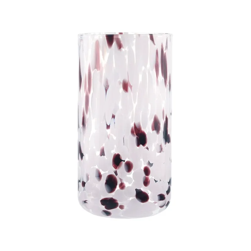 Estia Ποτήρι Νερού Colorburst Γυάλινο 590Ml Ροζ/Μοβ