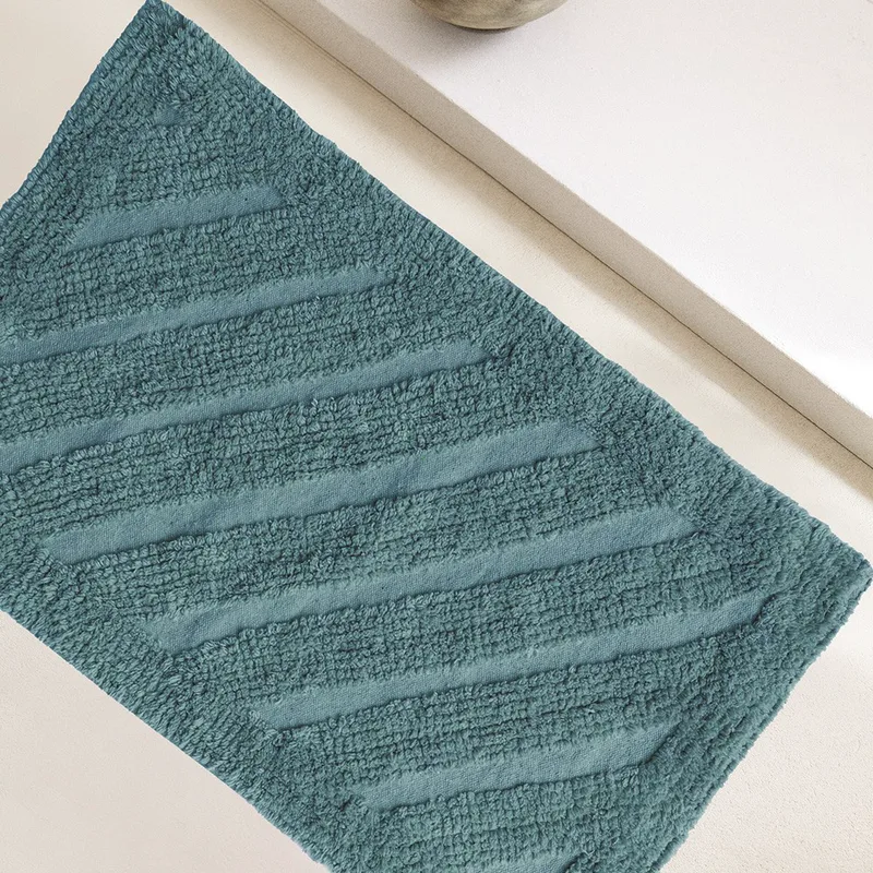 Πατάκι Μπάνιου 40X60 Melinen Task Dark Aqua (40x60)